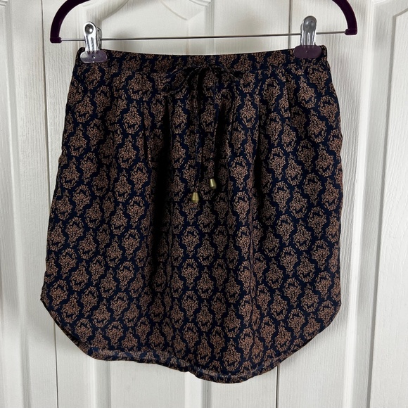 Propaganda High Waist Skirt Navy Blue XS - Picture 1 of 7